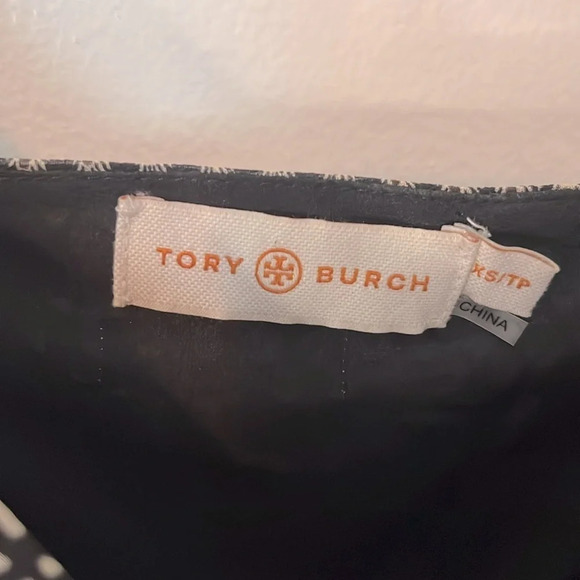 Tory Burch New Label Spaghetti Strap Beaded Black Gray Shift Dress Sz XS Petite - Picture 5 of 10